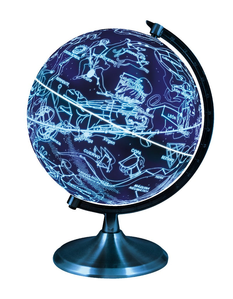 Globo terráqueo día y noche