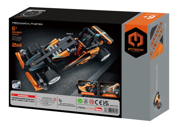 iMMaster Coche de carreras 2 en 1 - 220 pzas.