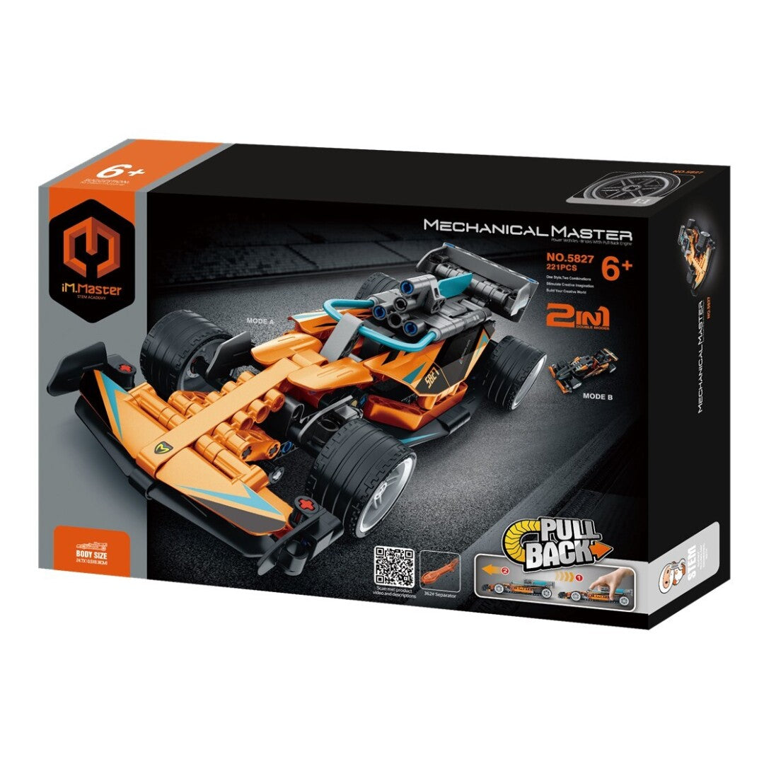 iMMaster Coche de carreras 2 en 1 - 220 pzas.