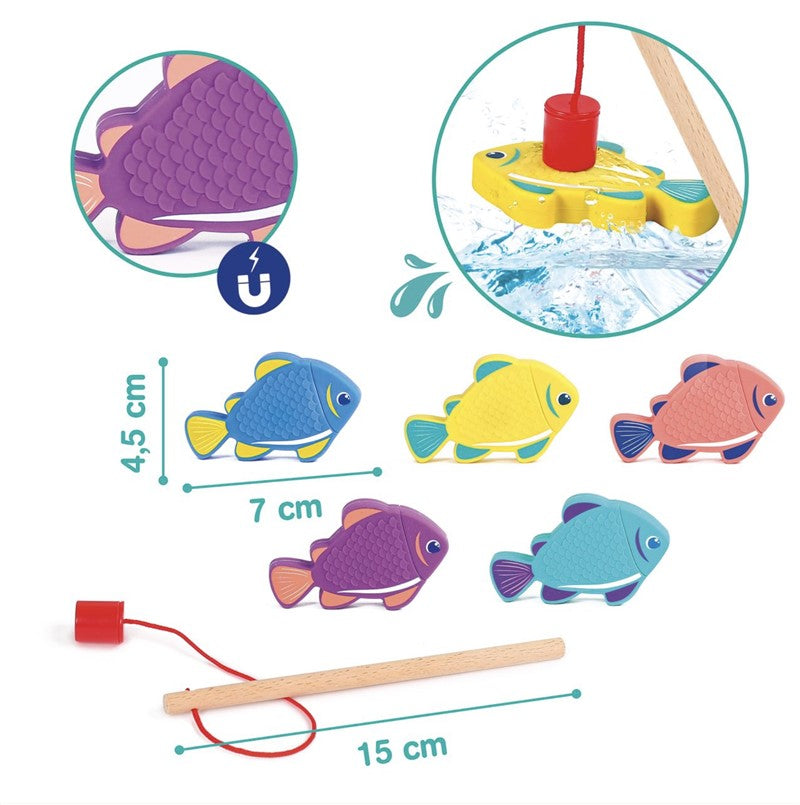 Pesca magnética para baño