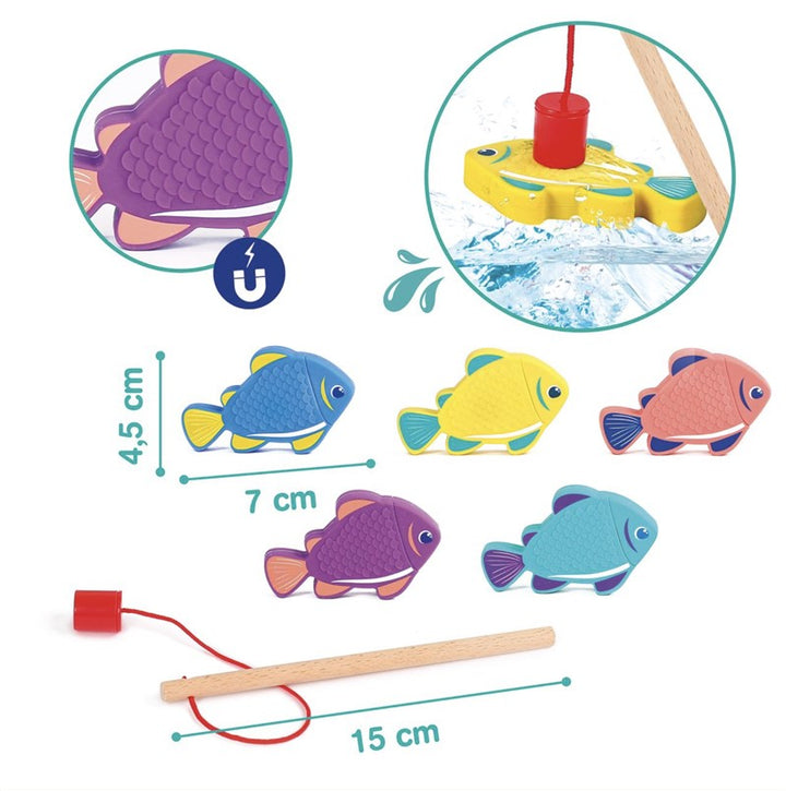Pesca magnética para baño