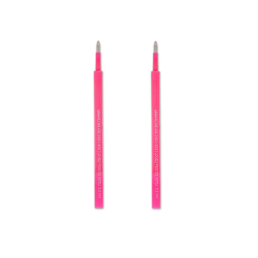 2 Recambios bolígrafos de gel - Lovely Friends - Rosa Neon