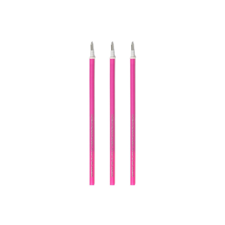 Set de 3 Recambios para Bolígrafo de Gel Borrable - Tinta rosa - Erasable Pen