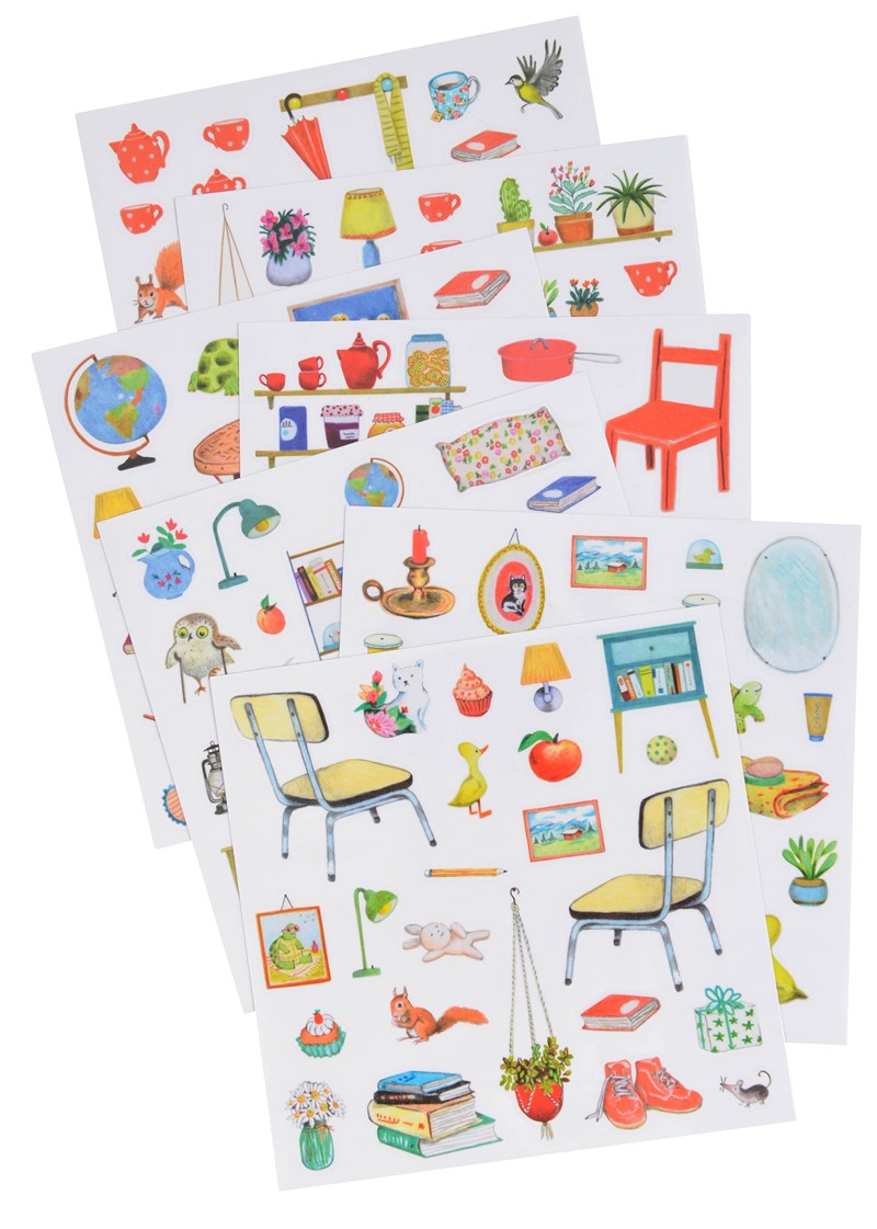 Cuaderno de pegatinas "Gran Familia"