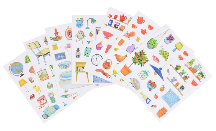 Cuaderno de pegatinas "Gran Familia"