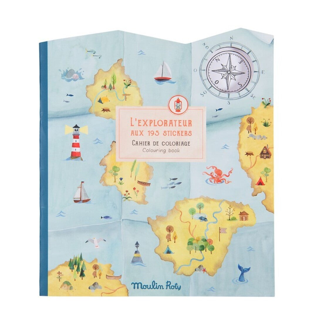 Cuaderno de pegatinas - El explorador