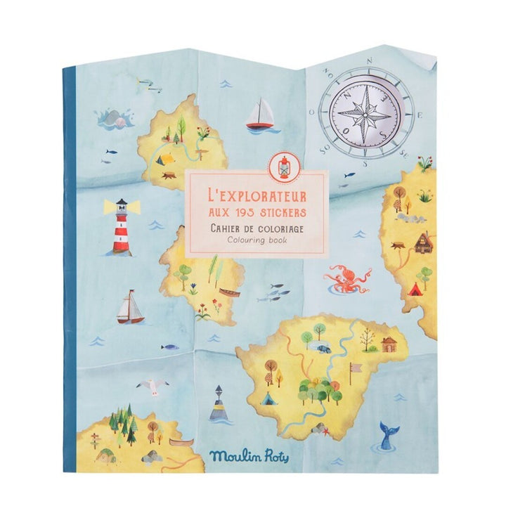 Cuaderno de pegatinas - El explorador