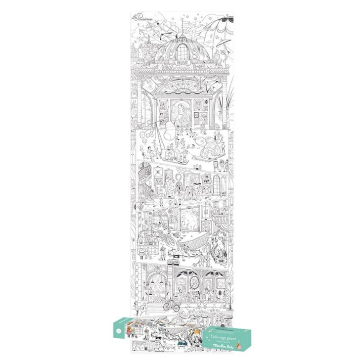 Dibujo gigante para colorear Las Parisinas