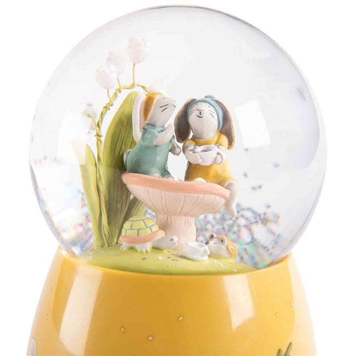 Bola de nieve musical "Pequeños conejos"