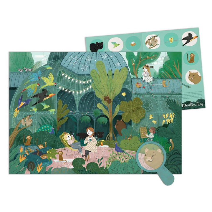 Puzzle En el jardín de las plantas (100 piezas)