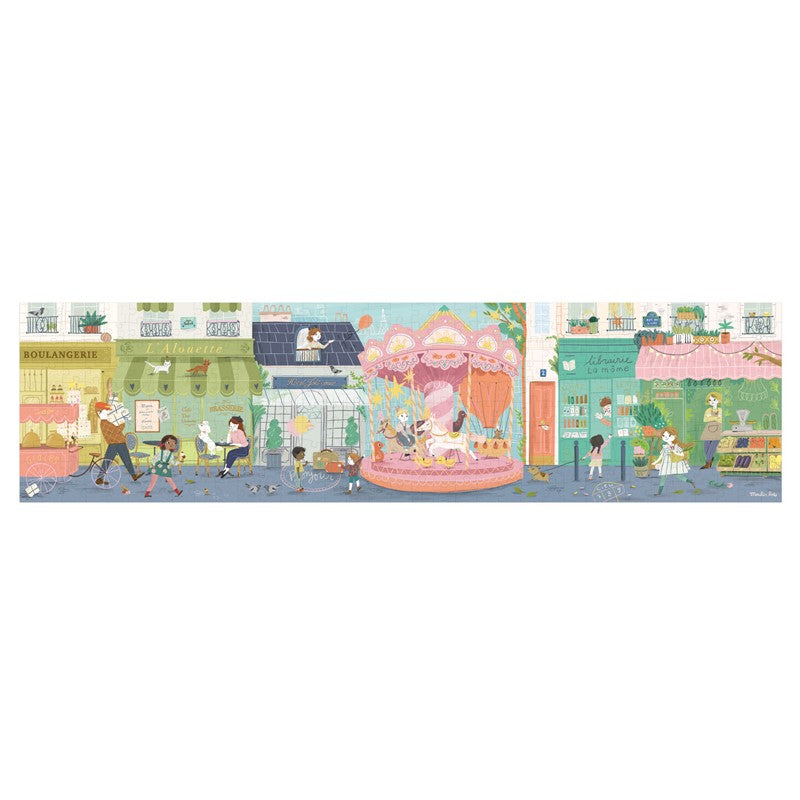 Puzzle 10 rue des lilas Parisinas (350 piezas)