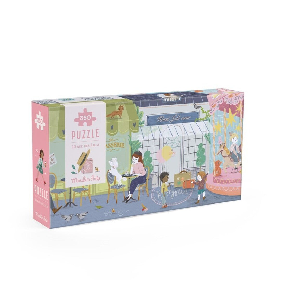 Puzzle 10 rue des lilas Parisinas (350 piezas)