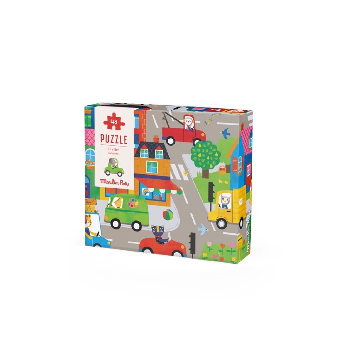 Puzzle En la ciudad  Popipop (48 piezas)