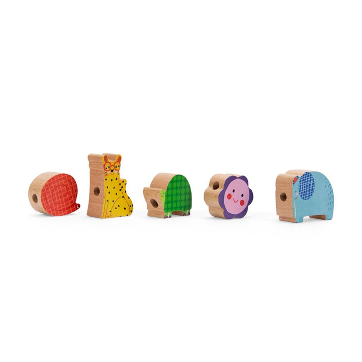 Juego de cuentas de madera Toupitis