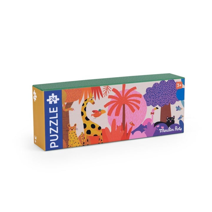Puzzle La jungla arco iris Toupitis (24 piezas)