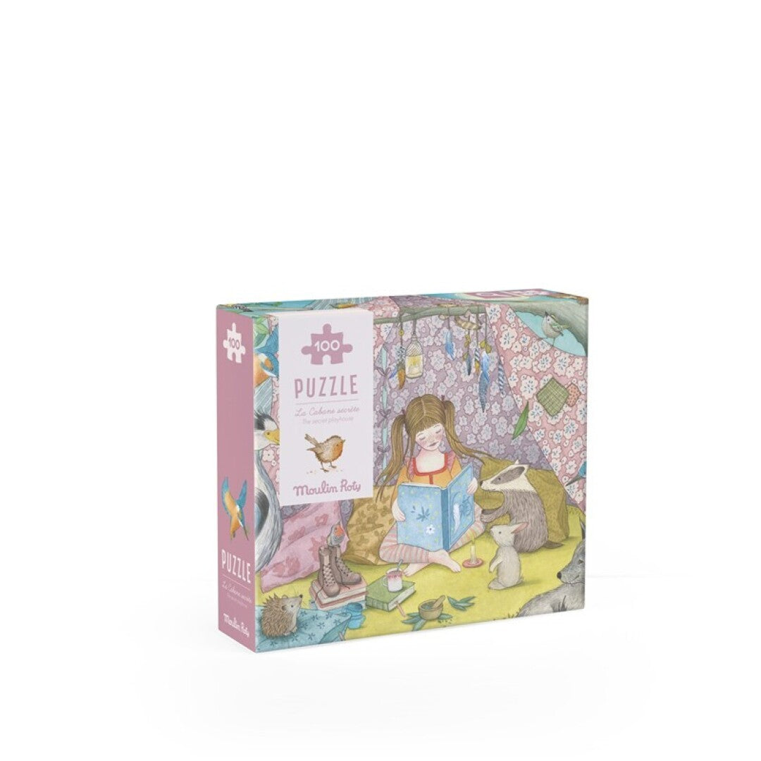 Puzzle La cabaña secreta Rosalies (100 piezas)