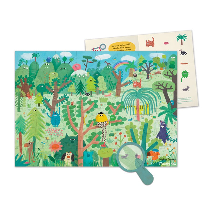 Puzzle La tierra maravillosa Schmouks (48 piezas)