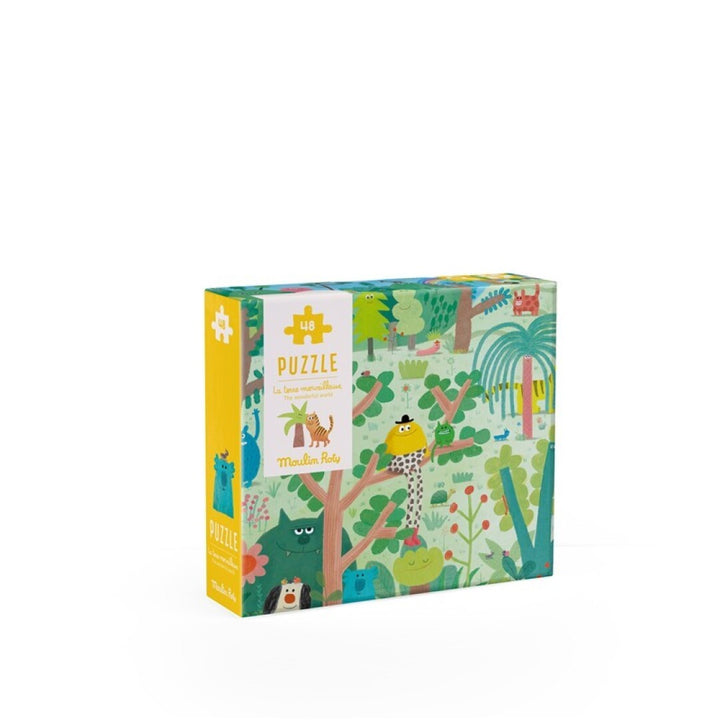 Puzzle La tierra maravillosa Schmouks (48 piezas)
