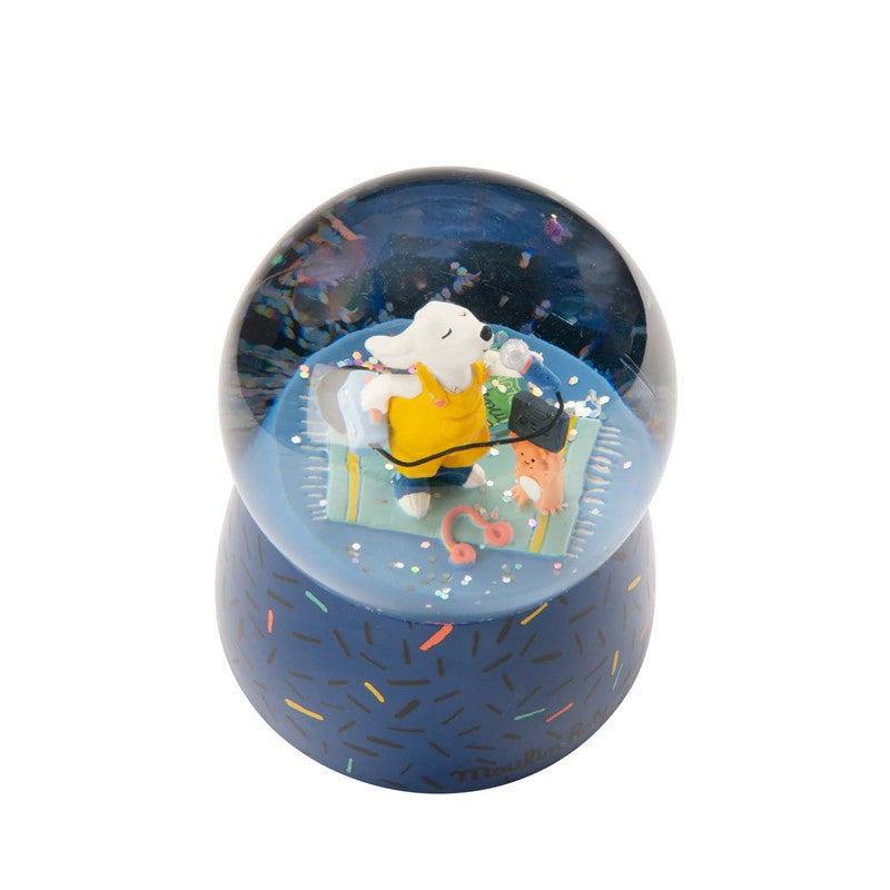 Bola de nieve musical Puce & Pilou