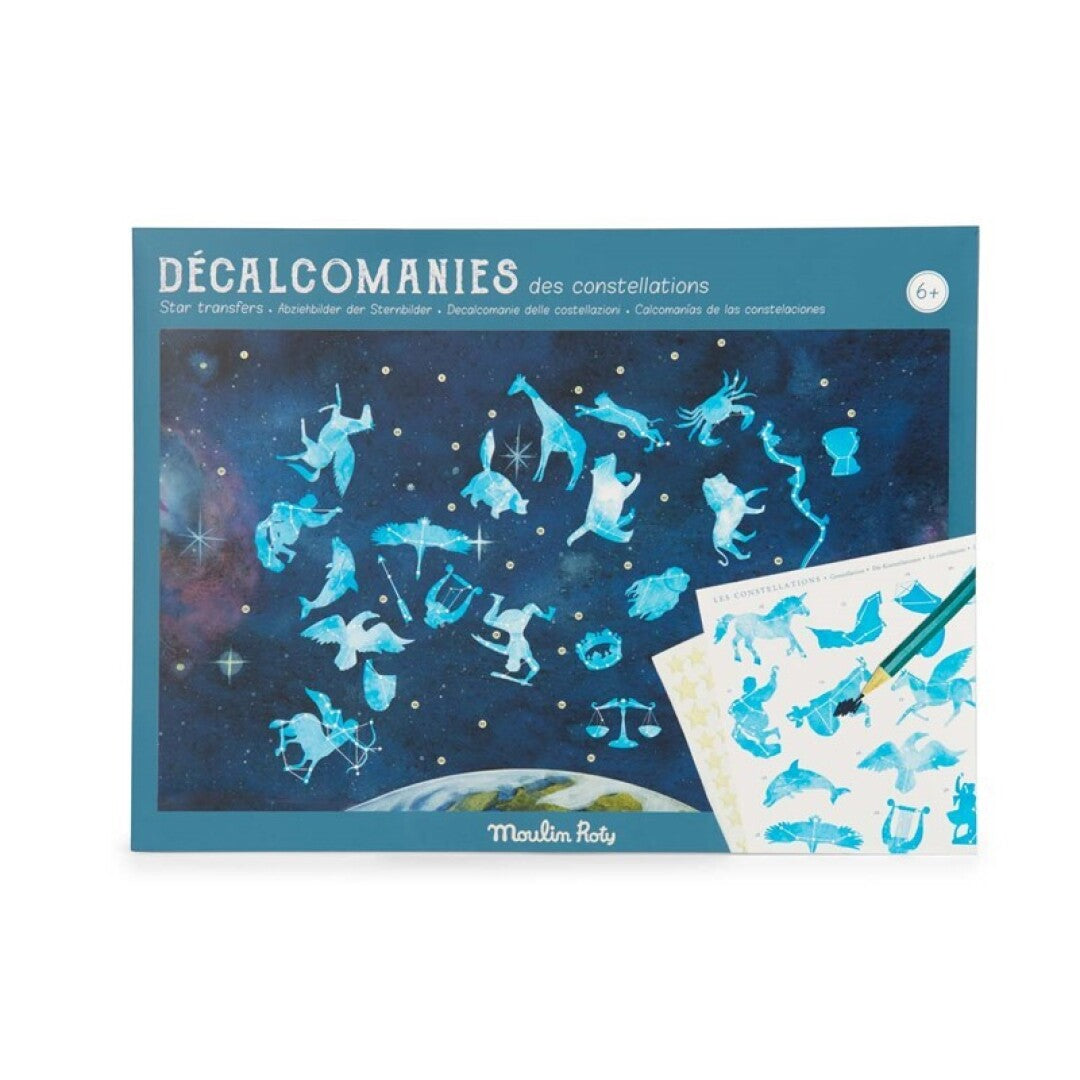 Mapa celeste con calcomanías El Jardín de Moulin