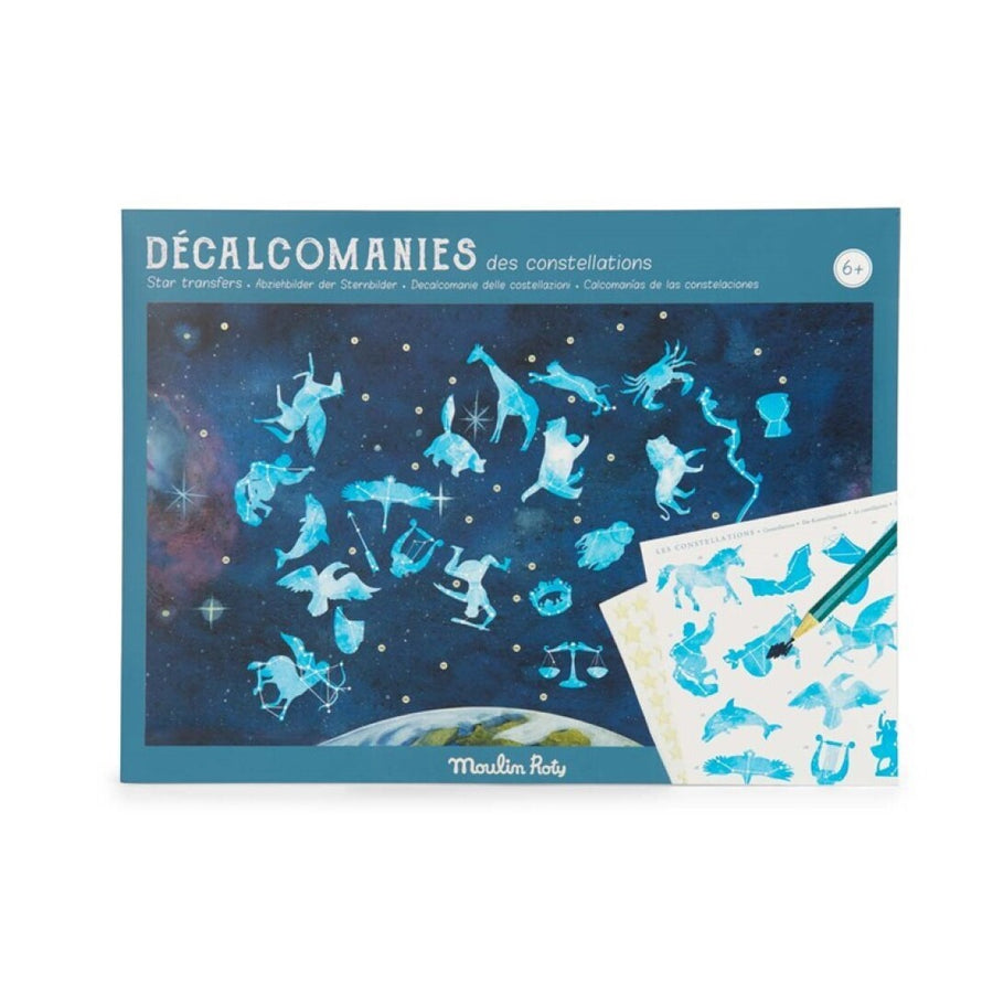 Mapa celeste con calcomanías El Jardín de Moulin