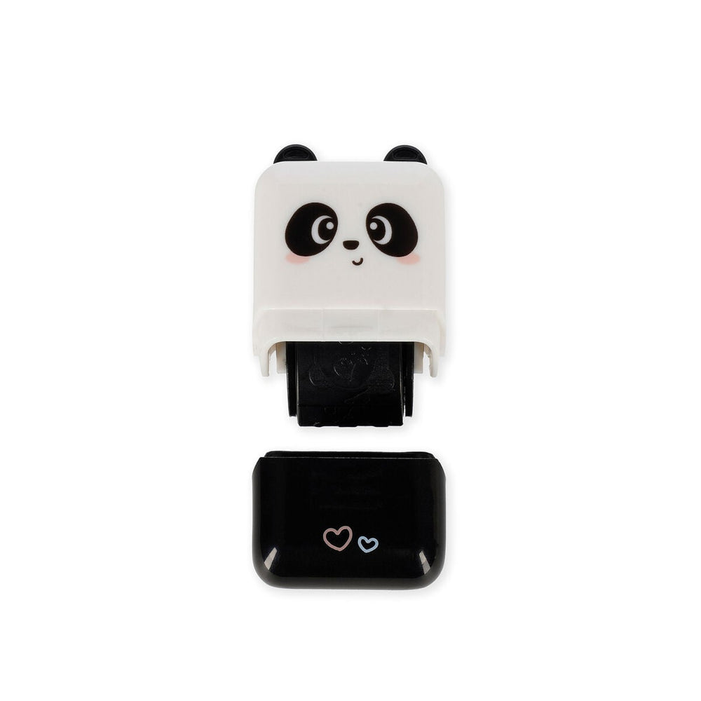 Sello decorativo de rodillo - Deco Roller Stamp - Panda - tinta negra