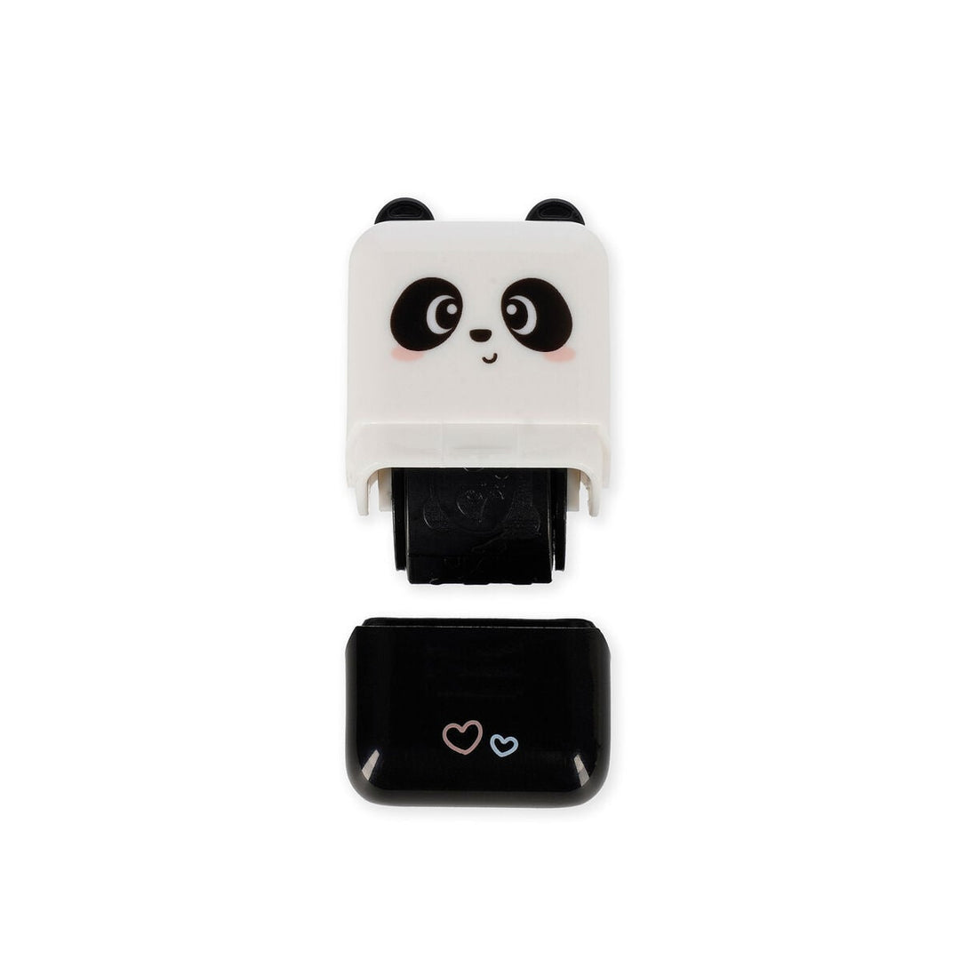 Sello decorativo de rodillo - Deco Roller Stamp - Panda - tinta negra