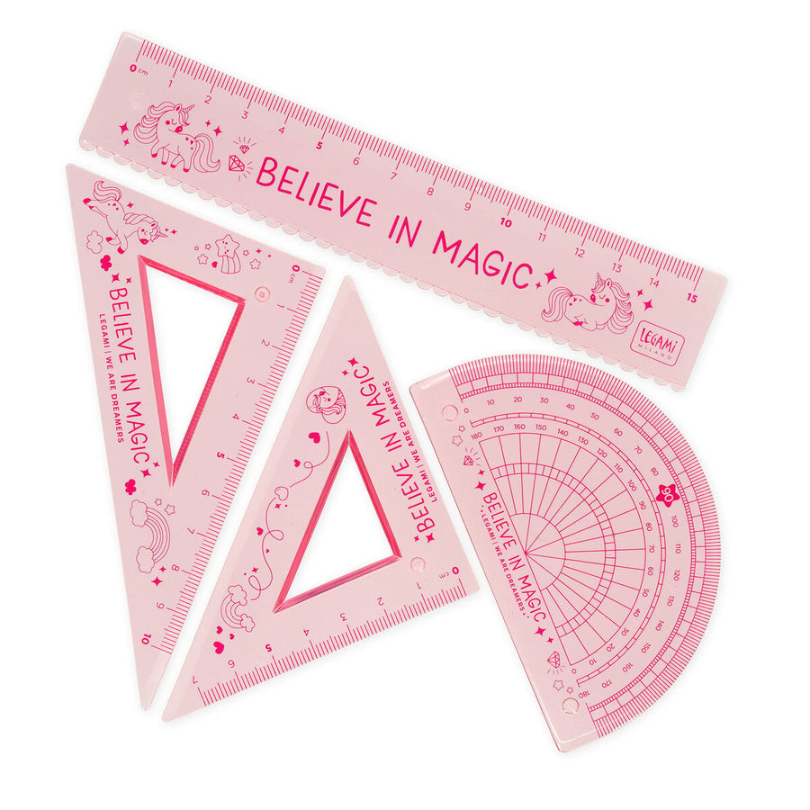 Set de geometría - You rule! - Unicorn