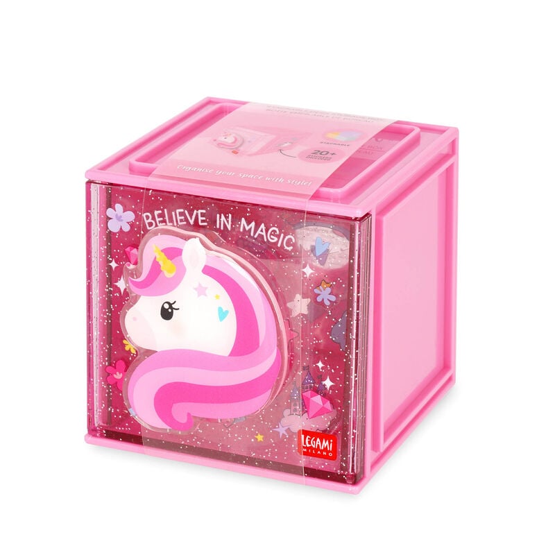 Organizador Modulable de Escritorio - Cutie Cube - Unicorn