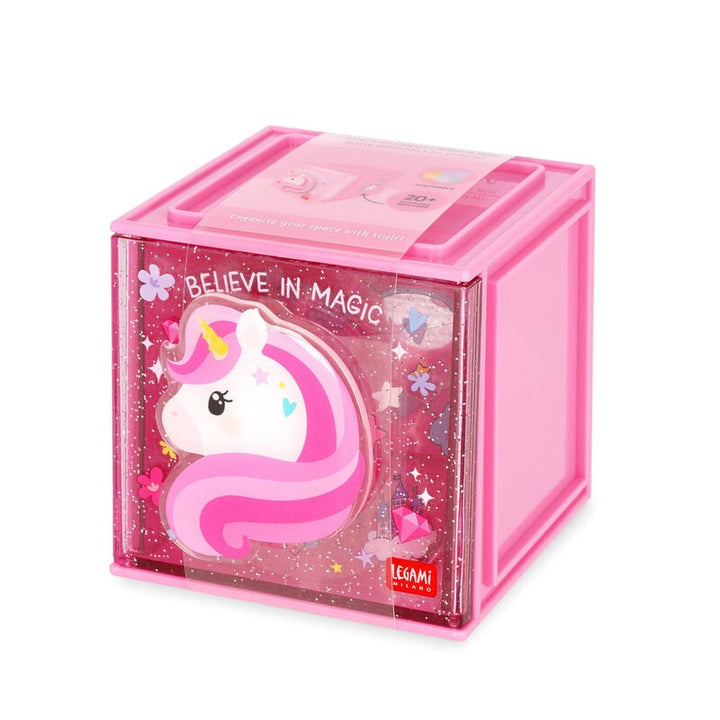 Organizador Modulable de Escritorio - Cutie Cube - Unicorn