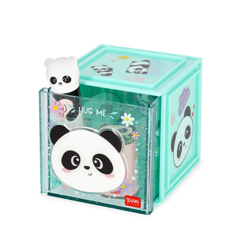 Organizador Modulable de Escritorio - Cutie Cube - Panda