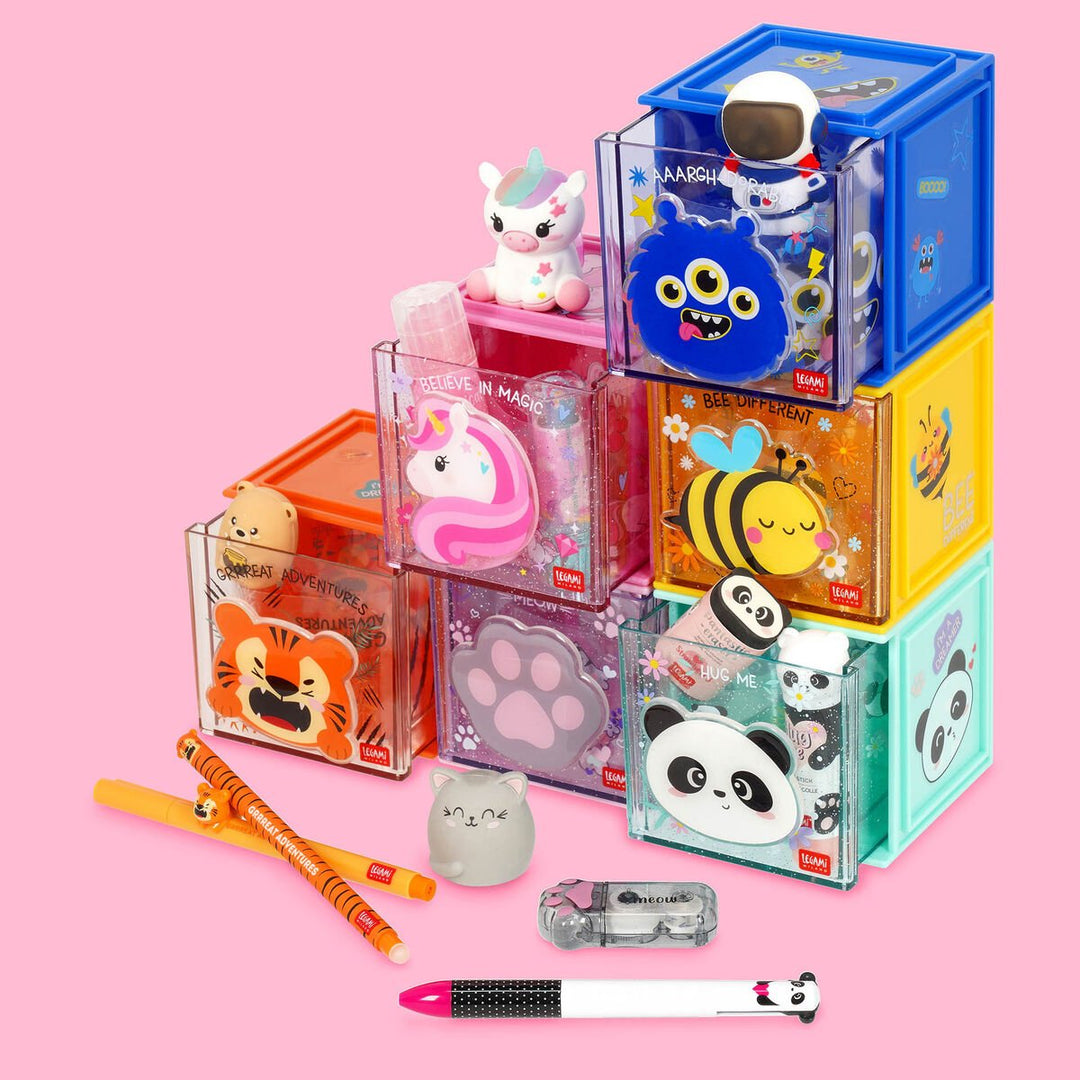 Organizador Modulable de Escritorio - Cutie Cube - Monster