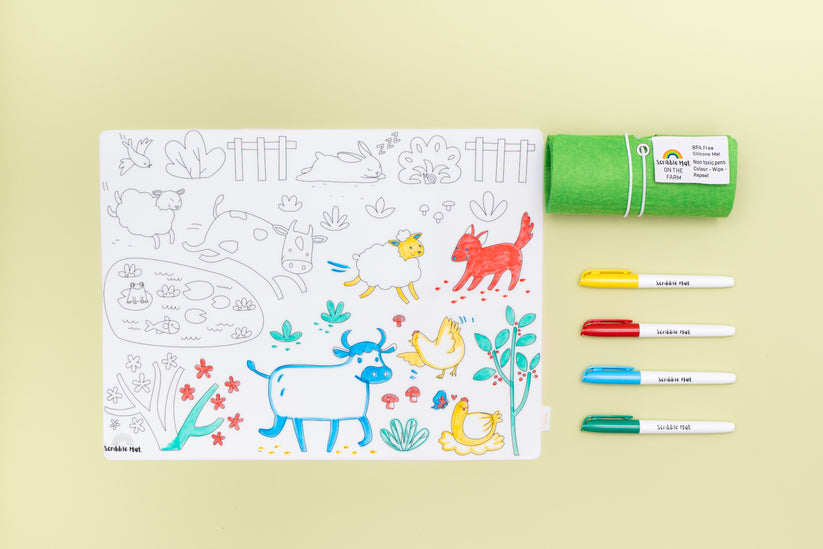 Scribble Mat "En la Granja"