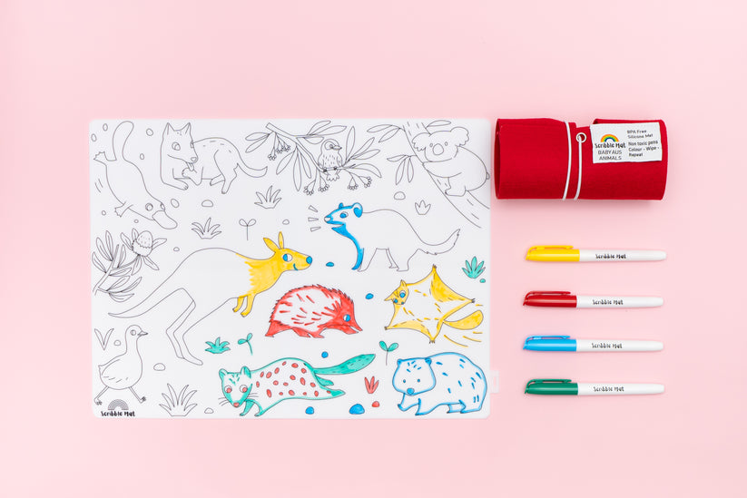 Scribble Mat "Animales Australia"