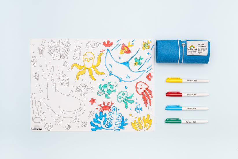 Scribble Mat "Bajo el Mar"