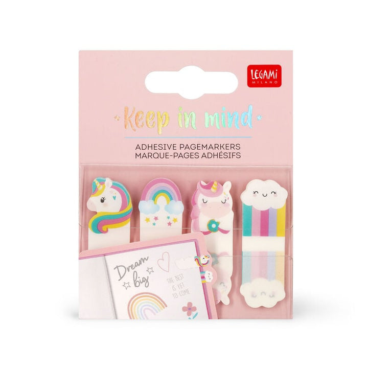 Marcapáginas Adhesivos - Keep in Mind - Unicorn