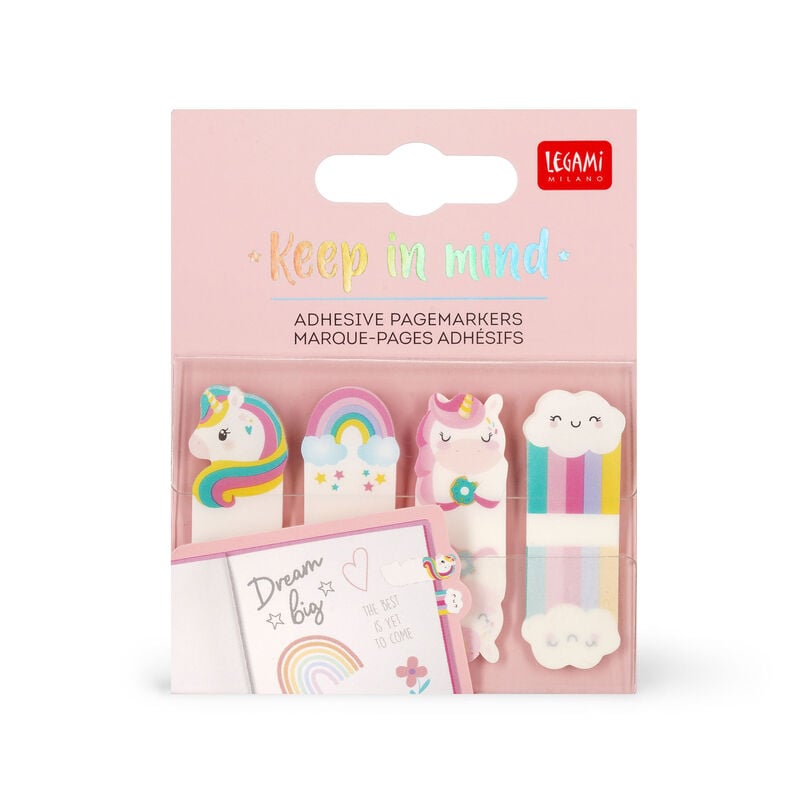 Marcapáginas Adhesivos - Keep in Mind - Unicorn
