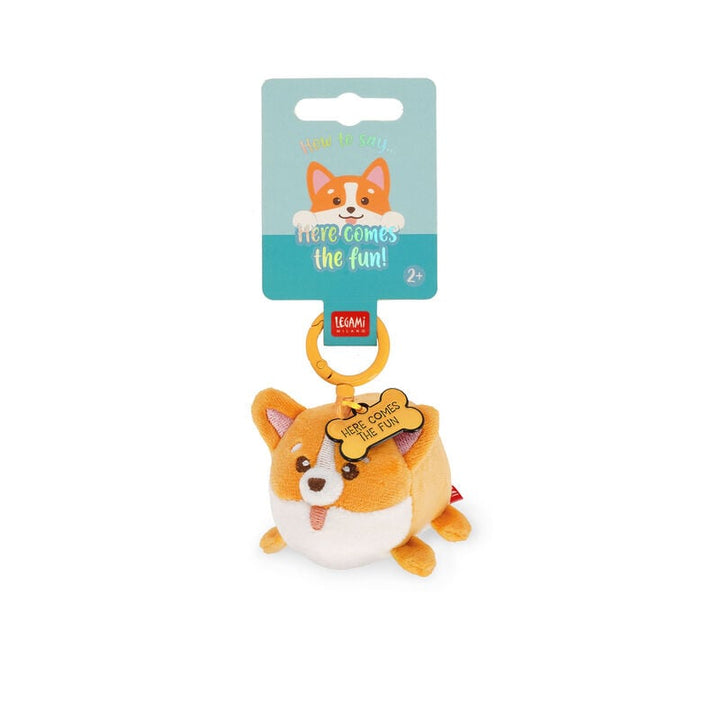 Llavero de peluche - super soft! - Tiny - Corgi