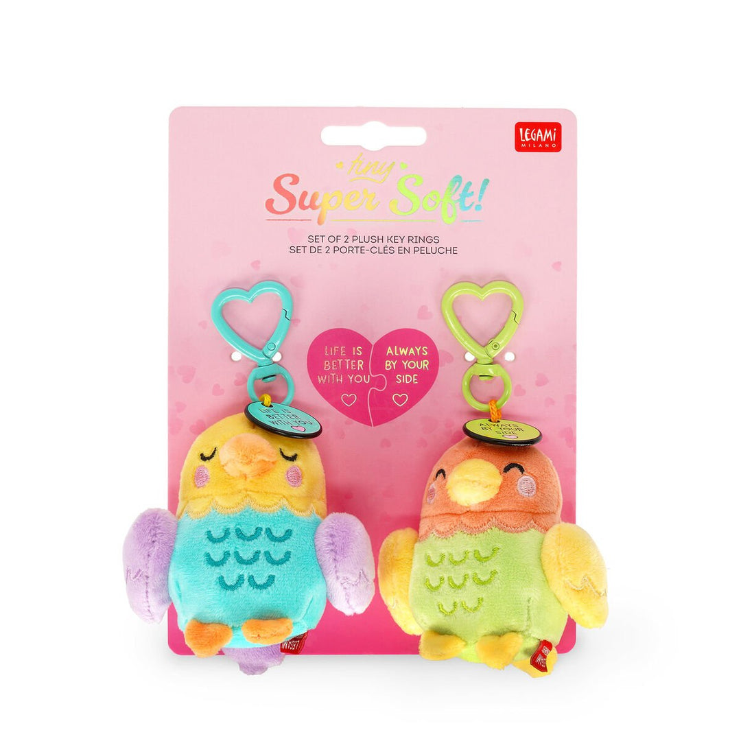 2 Llaveros con Peluche - Super Soft! - Tiny