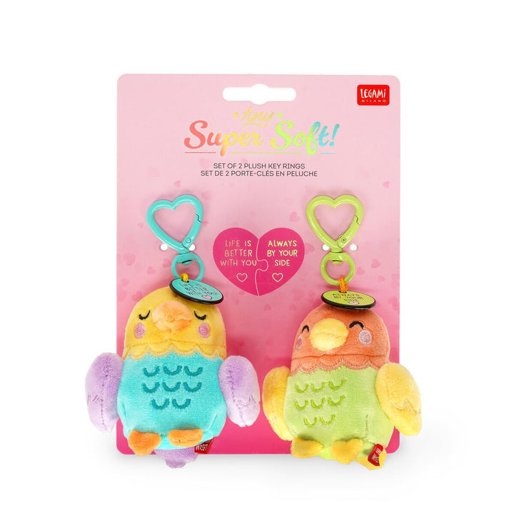2 Llaveros con Peluche - Super Soft! - Tiny