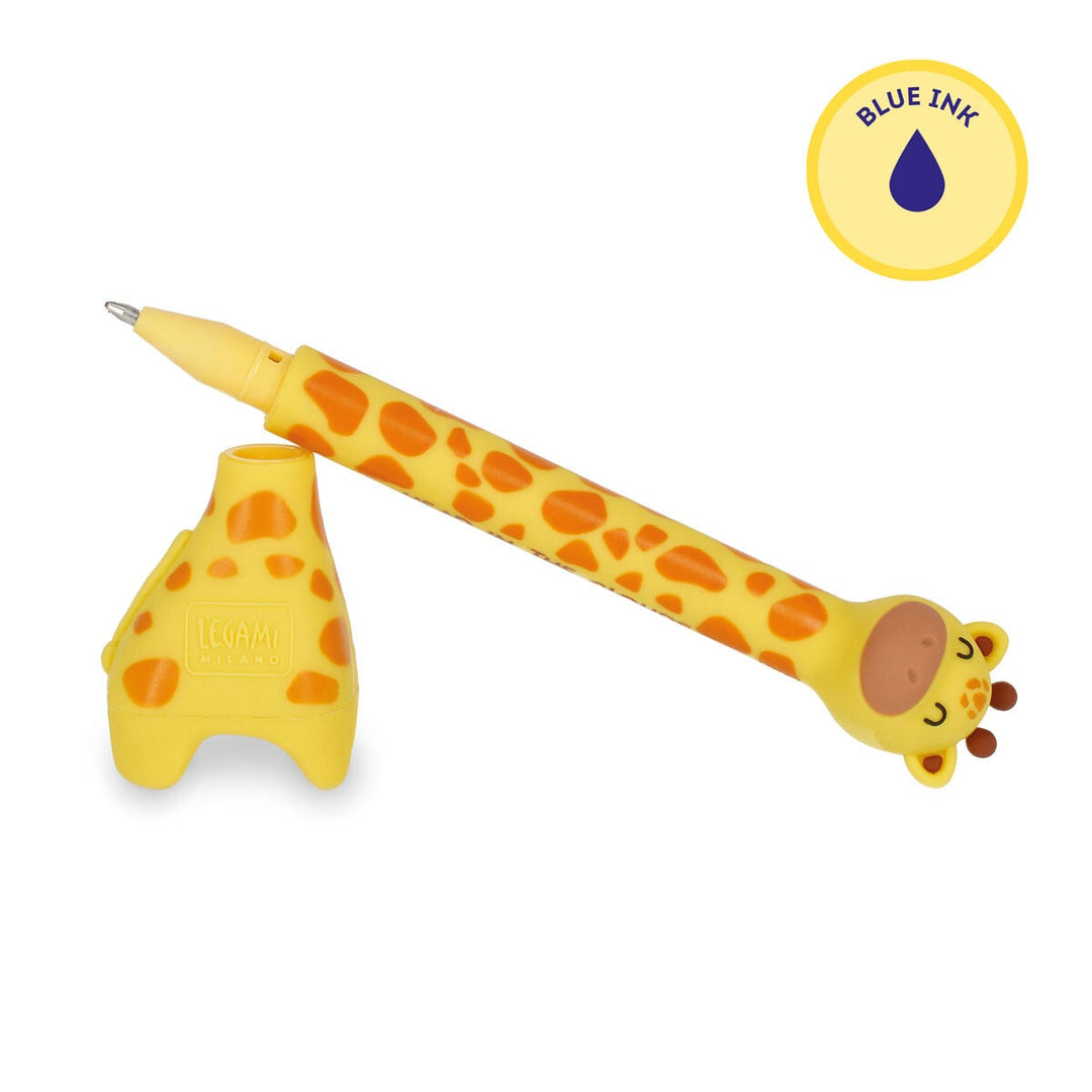 Bolígrafo con base - Stand-Ink Ovation - Giraffe - 1 mm - tinta azul