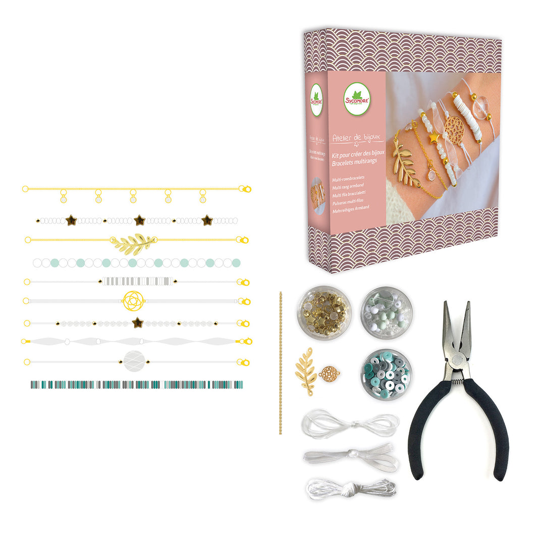 Atelier de bijoux - Pulseras multifilas