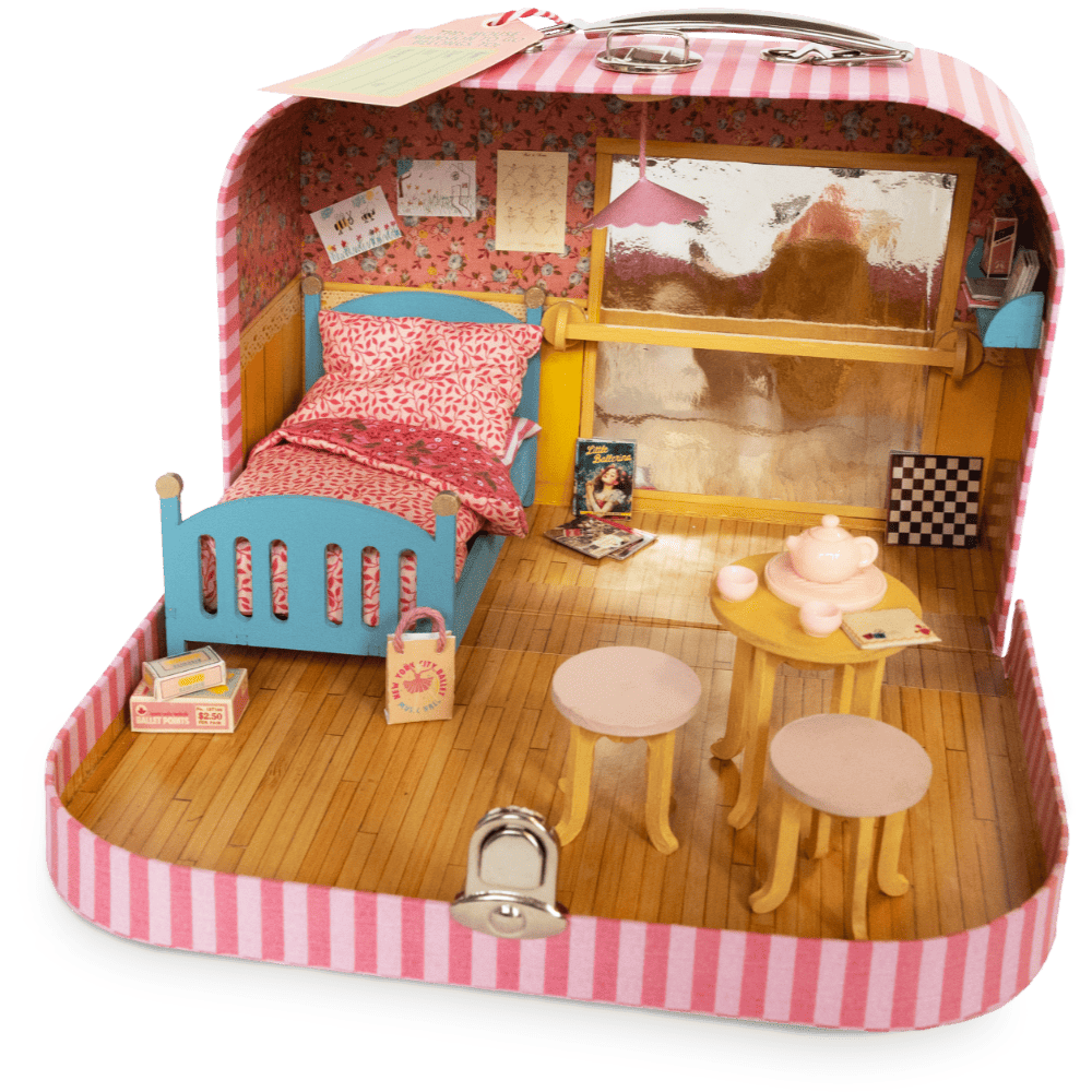 Maletín habitación Ballet Ella "Mouse Mansion To Go"