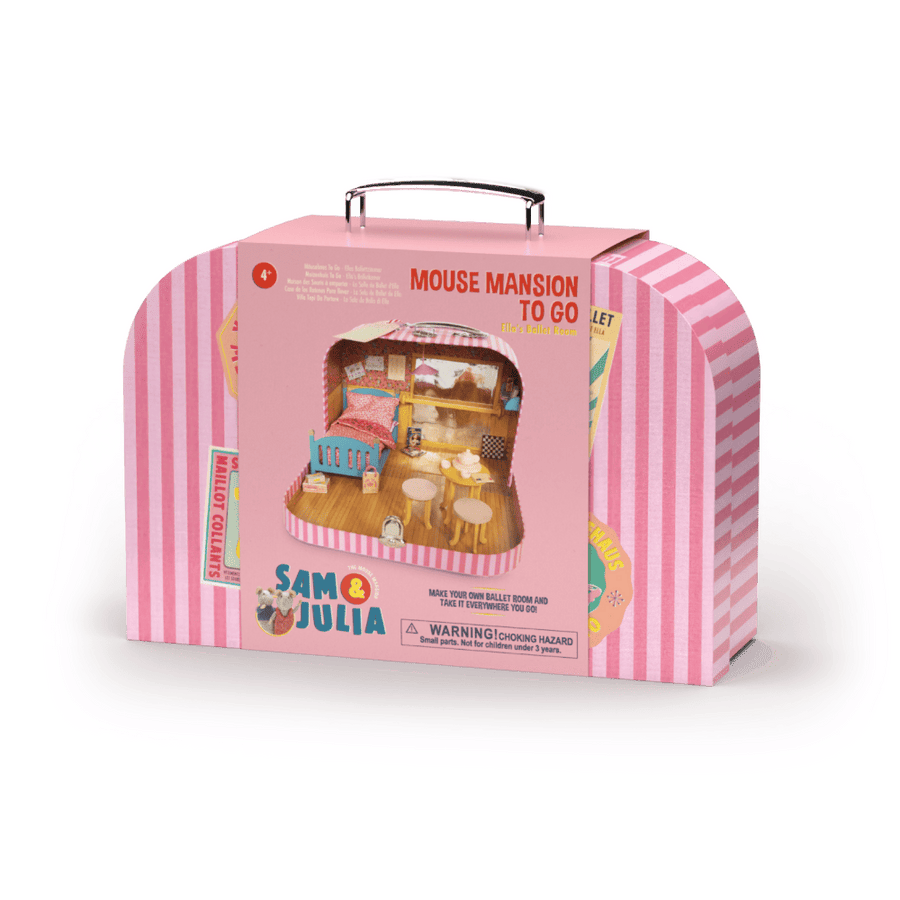 Maletín habitación Ballet Ella "Mouse Mansion To Go"