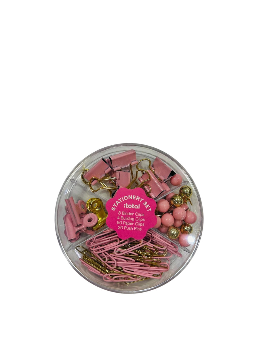 Set papeleria rosa