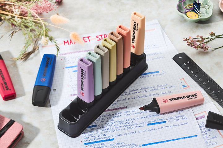 Estuche 10 Stabilo Boss Nature Colores Wildflower Edition