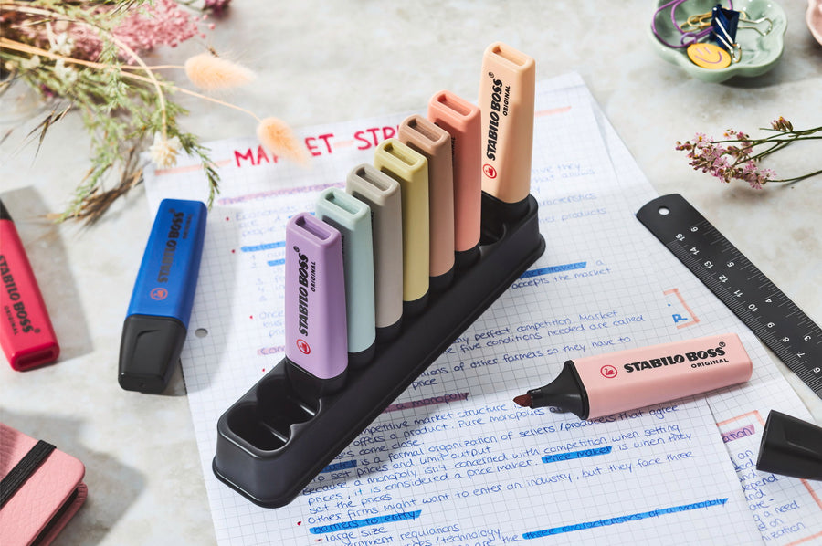 Estuche 10 Stabilo Boss Nature Colores Wildflower Edition