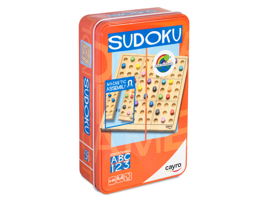 Juego de mesa Sudoku metal box