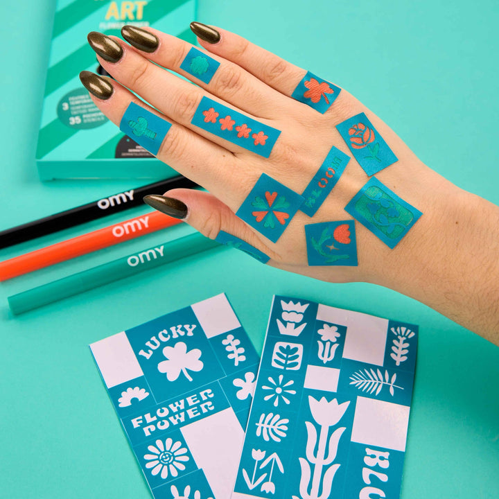 Tattoos Temporales Flower Power