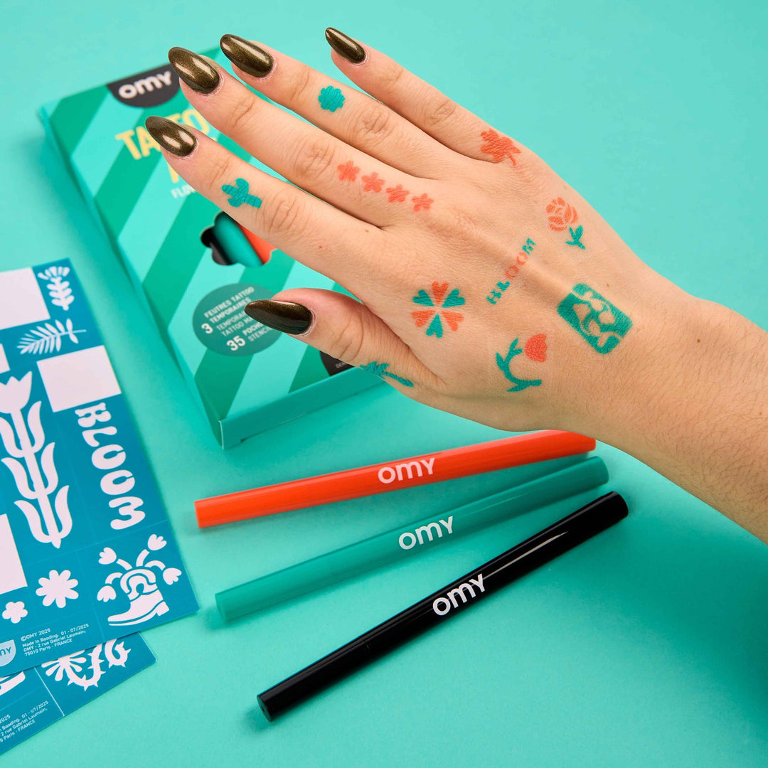Tattoos Temporales Flower Power